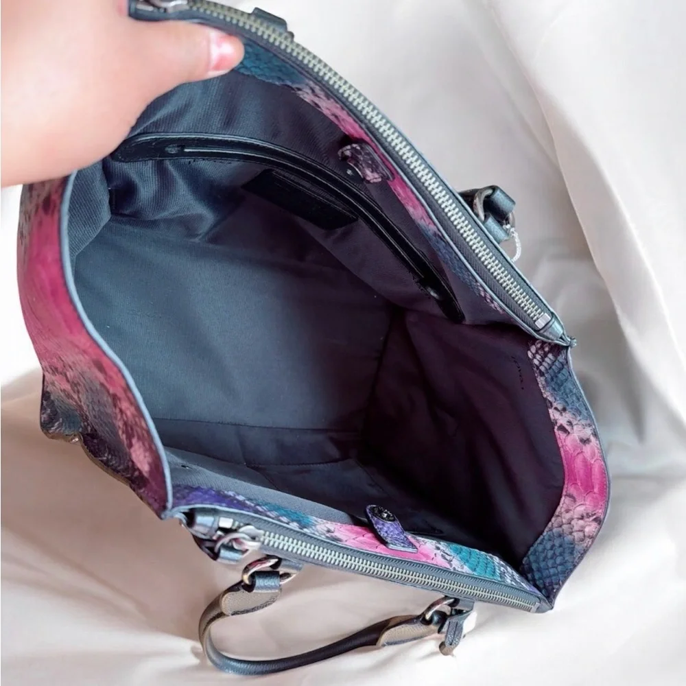 Coach Limited Edition Python Embossed Satchel - Picture 4 of 5